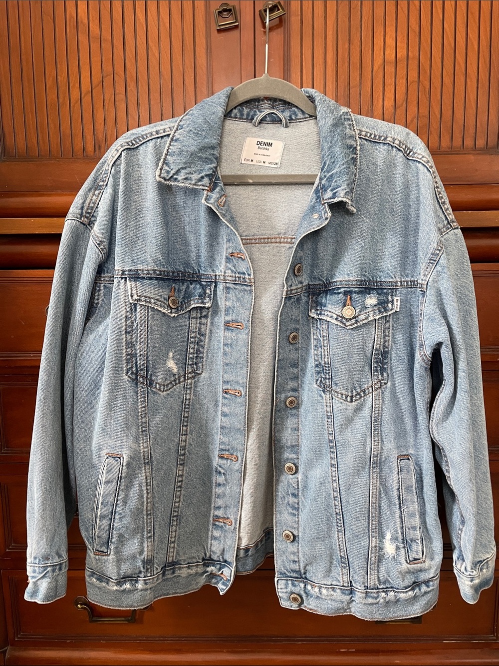Bershka Oversized denim jacket